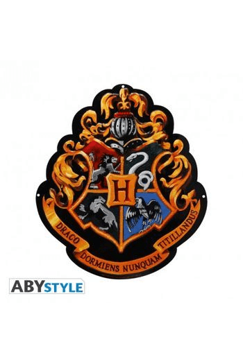 HARRY POTTER - Metal plate "Hogwarts" (28x32) With hook - slika proizvoda