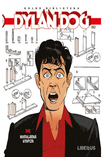 Dylan Dog kolor biblioteka 43: Modularna utopija (Strip) - naslovnica