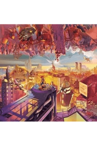 Mark Mothersbaugh, Wataru Hokoyama - Ratchet & Clank: Rift Apart  purple & orange marbled vinyl LP - omot