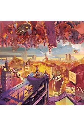 Mark Mothersbaugh, Wataru Hokoyama - Ratchet & Clank: Rift Apart  purple & orange marbled vinyl LP - omot