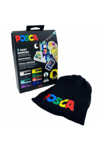 Uni gift set Posca pc-5m 8,1 (poklon Posca platnena vrećica) - slika proizvoda