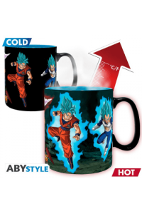 Dragon Ball Super - Mug Heat Change - 460 ml Saiyans vs Black