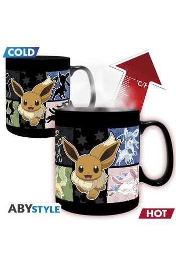 Pokemon - Mug Heat Change - 460 ml - Eevee - Cardboard Box - slika proizvoda