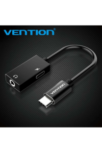 Adapter Tip C Ma Audio 3.5 Mm I Tip C Vention 0.1 M Bggba Crni - slika proizvoda