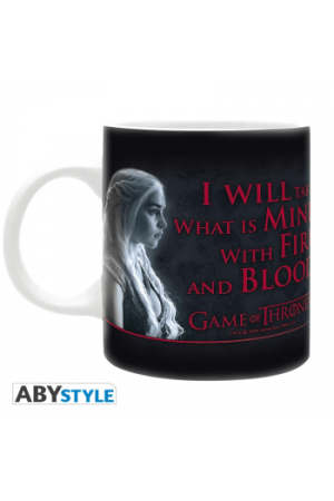 GAME OF THRONES - Mug - 320 ml - Fire&Blood - subli - With box