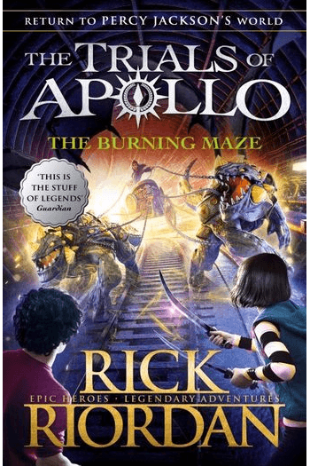 The Burning Maze (Trials of Apollo #03) - naslovnica