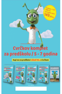 Cvrčkov komplet za predškolu 5-7