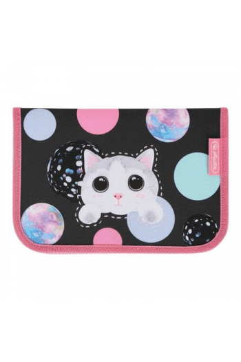 Pernica puna 1zip 2preklopa Cute Cat Herlitz - slika proizvoda