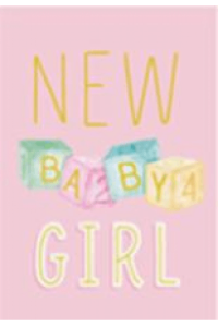 Čestitka baby girl 11,5x17 - slika proizvoda