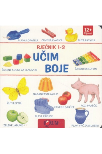 Rječnik 1-3 Učim boje (Slikovnica) - naslovnica