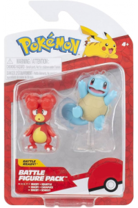 Pokemon Figurica "Battle Figure" 2Pk - Magby And Squirtle W19