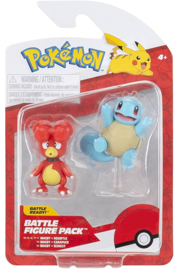 Pokemon Figurica "Battle Figure" 2Pk - Magby And Squirtle W19 - slika proizvoda