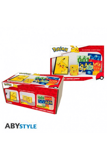 Pokemon - Pck A5 Notebook + Mug320Ml  + Postcards Pikachu - slika proizvoda