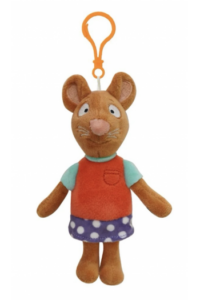 POPI MIŠICA plišana igračka s kopčom za torbu