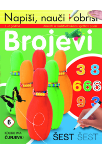 Napiši, nauči i obriši - brojevi - naslovnica