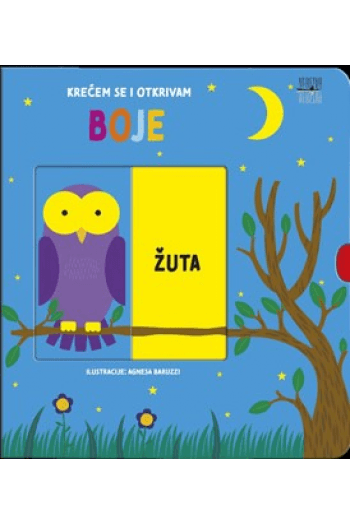 Krećem se i otkrivam boje (Slikovnica) - naslovnica