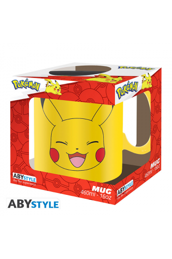 Pokemon - Mug - 460 ml - Pikachu Face - Cardboard Box - slika proizvoda