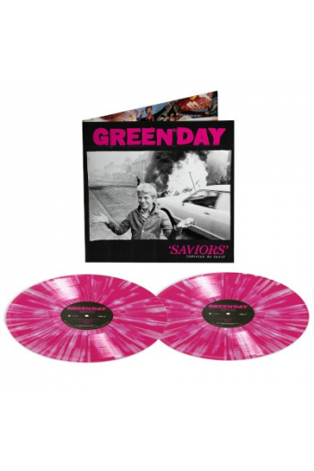 Green Day - Saviors (Limited Pink & White Vinyl) LP - omot