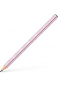 Olovka grafitna B Jumbo Sparkle metalic roza pk72 Faber castell 111672 - slika proizvoda