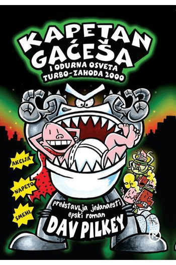 Kapetan Gaćeša i odurna osveta turbo-zahoda 2000 (Strip) - naslovnica