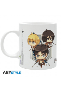 Attack On Titan - Mug - 320 Ml - Chibi Trio - Subli - Box - slika proizvoda