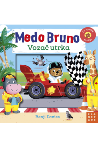 Medo Bruno Vozač utrka (Slikovnica) - naslovnica