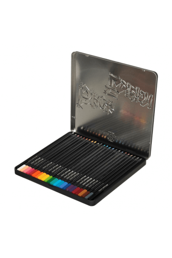Boje drvene 24boje metalna kutija Black Edition Faber Castell 116425 - slika proizvoda
