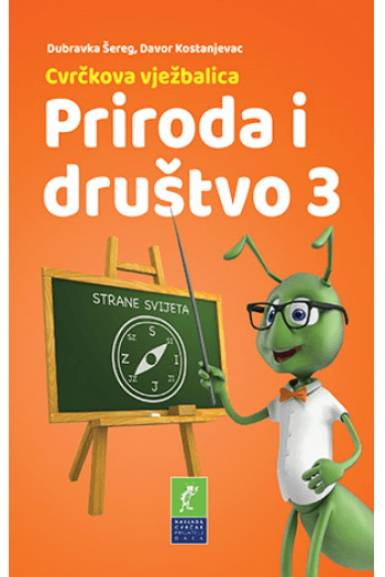 Cvrčkova vježbalica: Priroda i društvo 3 - naslovnica
