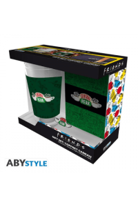 Friends - Pack XXL Glass + Pin + Pocket Notebook Central Perk - slika proizvoda