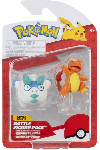 Pokemon Figurica "Battle Figure" 2Pk - Galarian Darumaka & Charmander W19 - slika proizvoda
