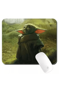 ERT Podloga za miš (22x18cm) - Baby yoda 017 Green - slika proizvoda