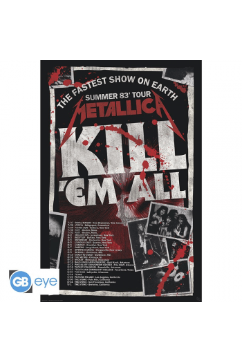 Metallica - Poster Maxi 91.5X61 - Killem All 83 Tour - slika proizvoda