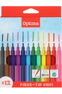 Flomasteri 12,1 Optima Kartonska Kutija 100071 Bls P40,240