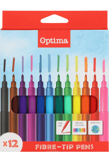 Flomasteri 12,1 Optima Kartonska Kutija 100071 Bls P40,240 - slika proizvoda