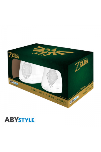 The Legend Of Zelda - 2 Glass Set - Zelda & Link Europe - slika proizvoda