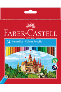 Boje drvene  24boje Faber Castell 120124 blister ~ 1/5/55 - slika proizvoda