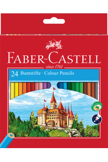 Boje drvene  24boje Faber Castell 120124 blister ~ 1/5/55 - slika proizvoda