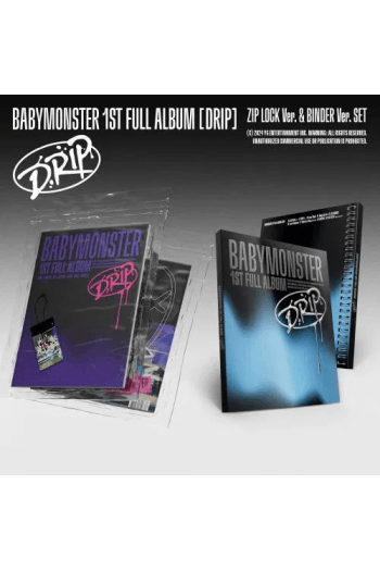 BABYMONSTER - 1St Full Album [Drip] Zip Lock Ver. / Binder Ver. [Binder Ver.] CD - omot