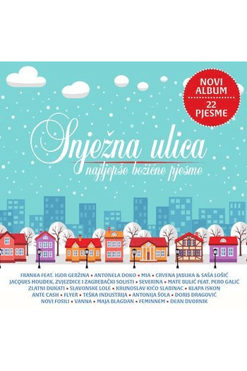 Razni izvođači - Snježna ulica CD - omot