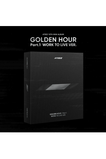 ATEEZ - 10Th Mini Album [Golden Hour Part.1 Work To Live V CD - omot