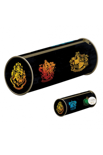 Pyramid Harry Potter (Colourful Crest Dark) Barrel Pencil Case - slika proizvoda