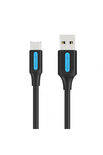 Tip C Kabel muški na USB-A muški Vention 2m COKBH PVC Crni - slika proizvoda