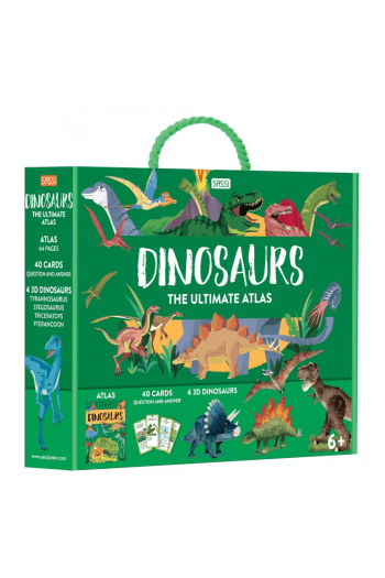 Mega atlas The ultimate dinosaurs - naslovnica