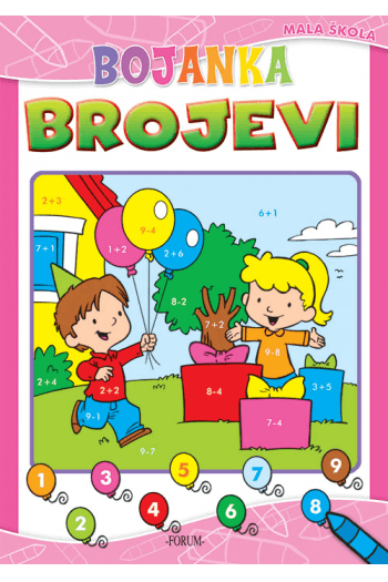Bojanka Brojevi 1-4 - naslovnica