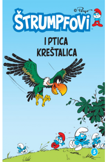 Štrumpfovi 5: I ptica kreštalica (Strip) - naslovnica