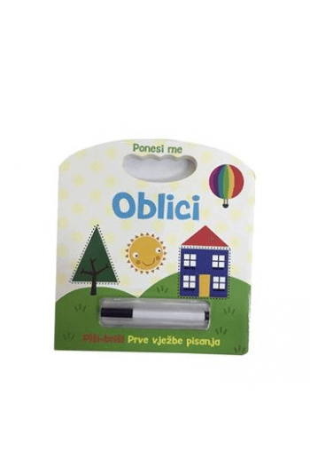 Piši - briši slikovnica - Oblici - naslovnica