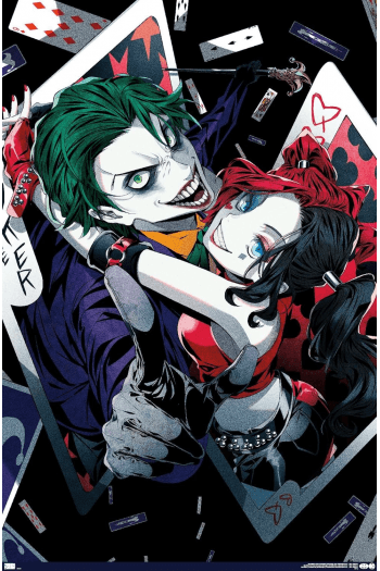DC Comics - Poster S. Squad « Harley Joker » (98X68) Exclu Micromania - slika proizvoda