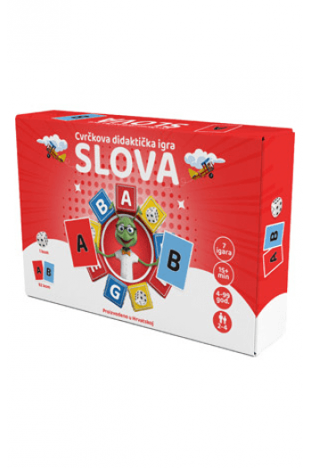 Cvrčkova didaktička igračka: Slova - naslovnica