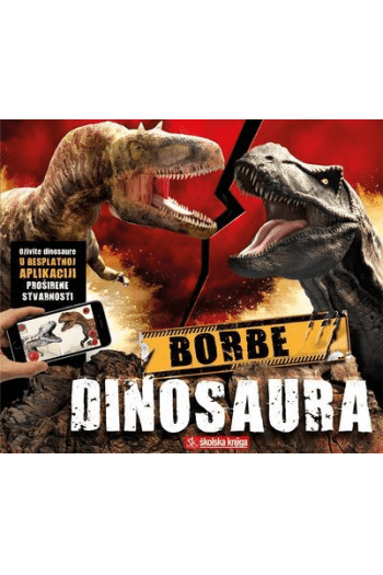 Borbe Dinosaura – Knjiga S Aplikacijom Za Proširenu Stvarnost - naslovnica