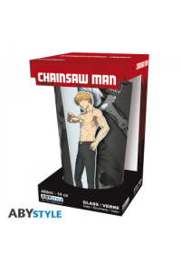 CHAINSAW MAN - Large Glass - 400ml - Trio - box